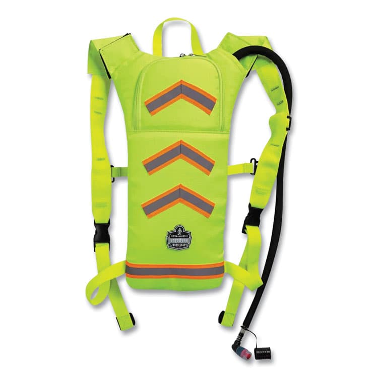 ERGODYNE CORPORATION Chill-Its 5155 Low Profile Hydration Pack, 2 L, Hi-Vis Lime (EGO13156)