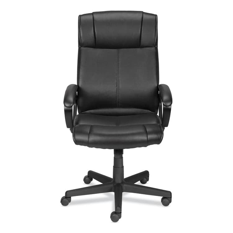 ALERA Alera Dalibor Series Manager Chair, Supports Up to 250 lb, 17.5" to 21.3" Seat Height, Black Seat/Back, Black Base (ALEDB41B19) thumbnail 2