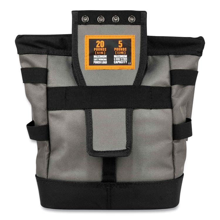 ERGODYNE CORPORATION Arsenal 5527 Premium Topped Tool Pouch with Hinged Closure, 6 x 10 x 11.5, Polyester, Orange (EGO13627) thumbnail 2