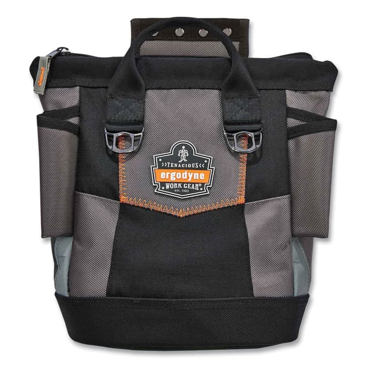 ERGODYNE CORPORATION Arsenal 5517 Premium Topped Tool Pouch with Zipper, 6 x 10 x 11.5, Polyester, Black (EGO13647)