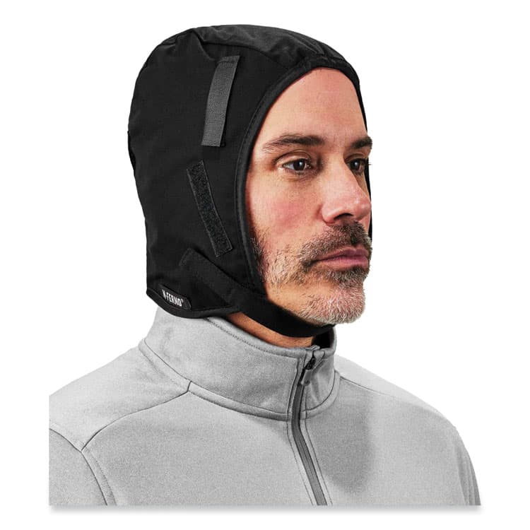 ERGODYNE CORPORATION N-Ferno 6860 2-Layer FR Regular Winter Liner, Cotton/Fleece/Modacrylic, One Size Fits Most, Black (EGO16860) thumbnail 3