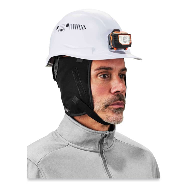 ERGODYNE CORPORATION N-Ferno 6860 2-Layer FR Regular Winter Liner, Cotton/Fleece/Modacrylic, One Size Fits Most, Black (EGO16860) thumbnail 4