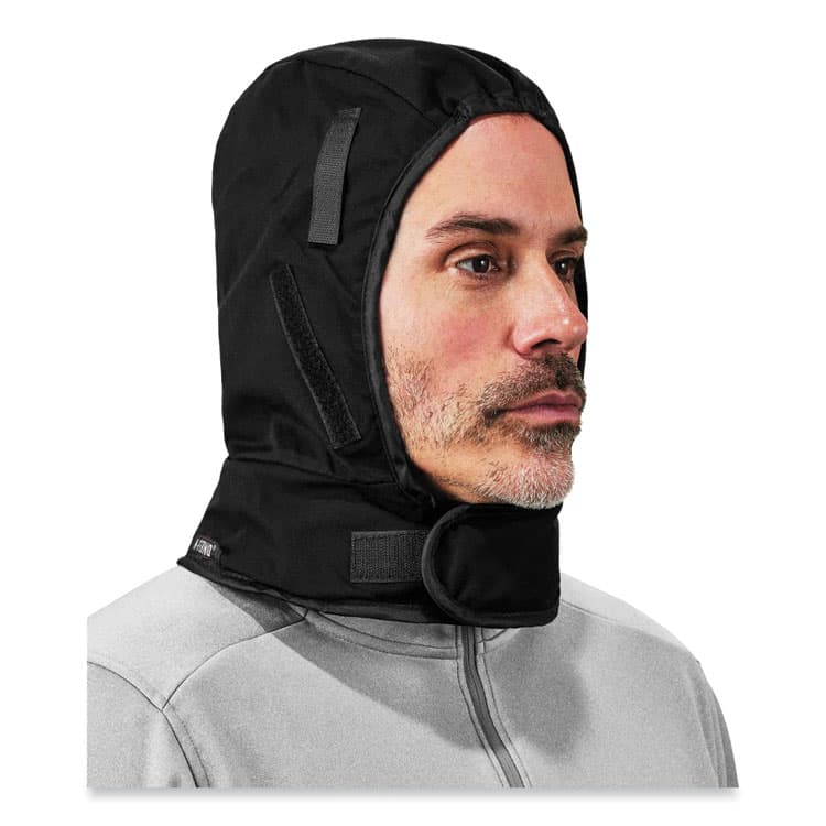 ERGODYNE CORPORATION N-Ferno 6862 2-Layer FR Shoulder Winter Liner, Cotton/Fleece/Modacrylic, One Size Fits Most, Black (EGO16862) thumbnail 3