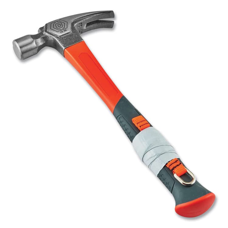 ERGODYNE CORPORATION Squids 3700 Nylon Webbing Tool Tails with D-Rings, 2lb Max Working Capacity, 4.5" Long, Orange/Black, 6/Pack, 10 Packs/Carton (EGO19704BULK) thumbnail 4