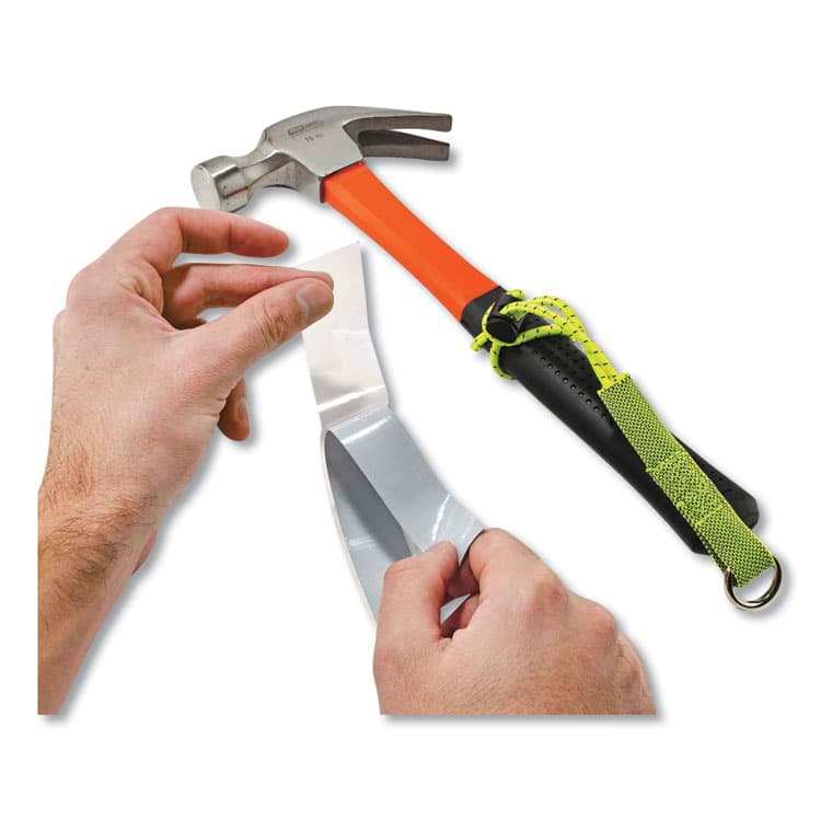 ERGODYNE CORPORATION Squids 3755 Self-Adhering Tool Traps, Up to 15 lb Max Working Capacity, 12 ft Long, Gray (EGO19755) thumbnail 2