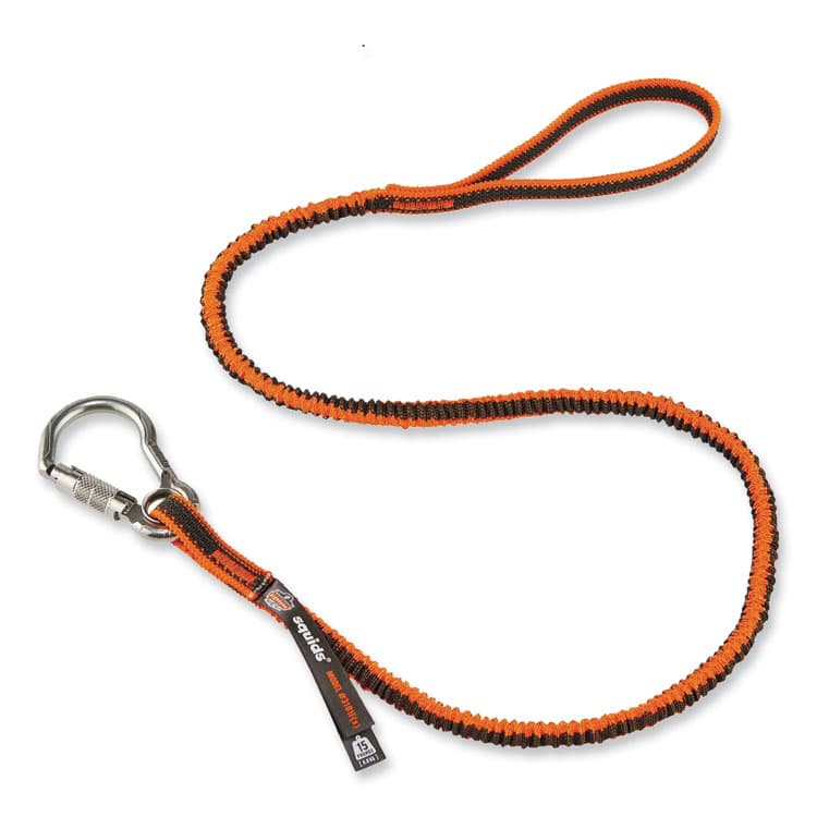 ERGODYNE CORPORATION Squids 3101F(x) Tool Lanyard with Stainless-Steel Carabiner + Loop, 15 lb Max Working Capacity, 38" to 48" Long (EGO19803)