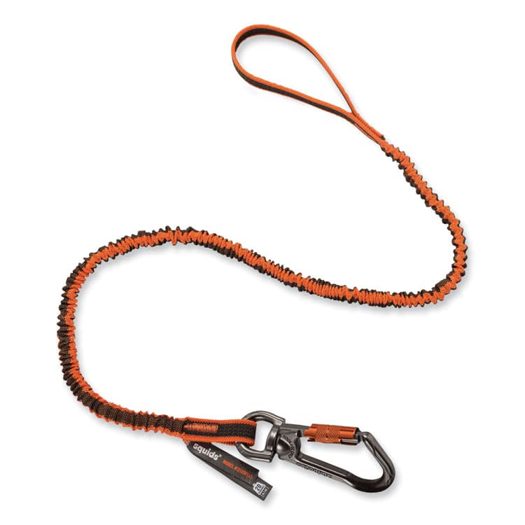 ERGODYNE CORPORATION Squids 3109F(x) Tool Lanyard, Swiveling Aluminum Carabiner + Loop, 25 lb Max Working Capacity, 38" to 48" Long (EGO19809)