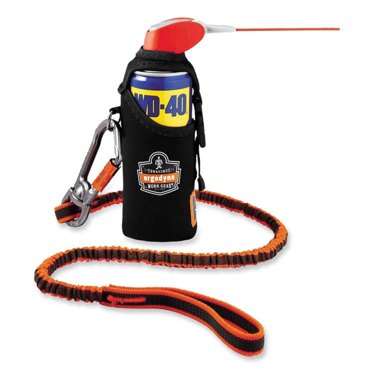 ERGODYNE CORPORATION Squids 3109F(x) Tool Lanyard, Swiveling Aluminum Carabiner + Loop, 25 lb Max Working Capacity, 38" to 48" Long (EGO19809) thumbnail 3