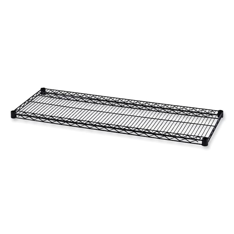 ALERA Industrial Wire Shelving Extra Wire Shelves, 48w x 18d, Black, 2 Shelves/Carton (ALESW584818BL)