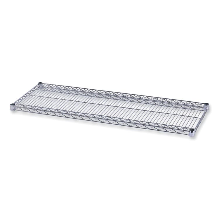 ALERA Industrial Wire Shelving Extra Wire Shelves, 48w x 18d, Silver, 2 Shelves/Carton (ALESW584818SR)
