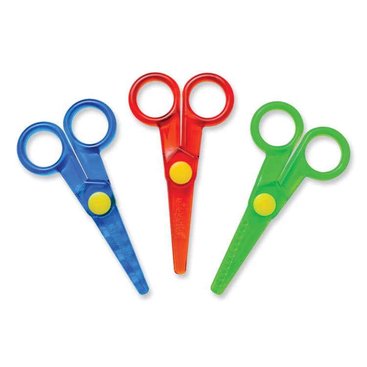 BINNEY & SMITH / CRAYOLA Safety Scissors, Rounded Tip, Straight Assorted Color Handles, 3/Pack (CYO811458) thumbnail 2