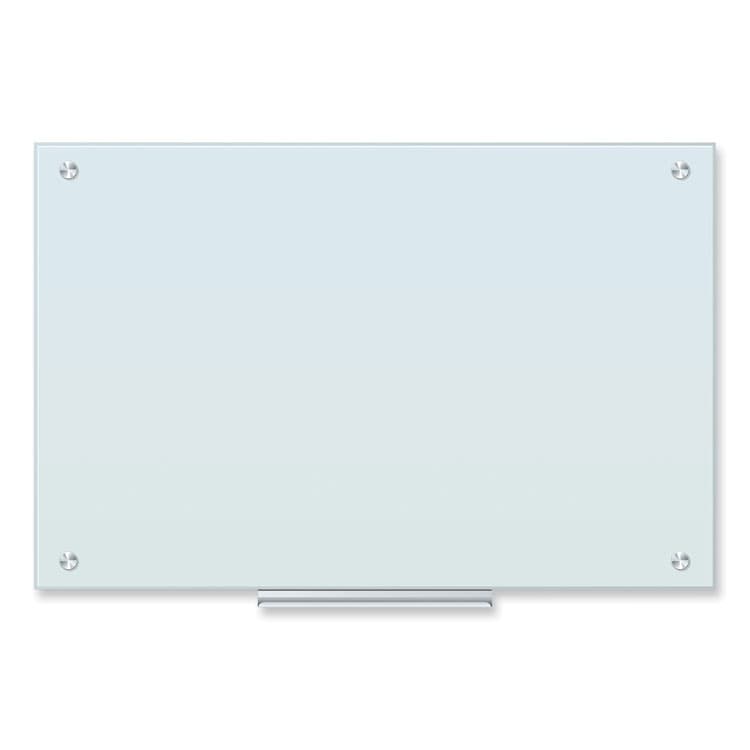 U BRANDS Glass Dry Erase Board, 36" x 24" (Actual Size: 35" x 23"), White Surface (UBR2298U0001)