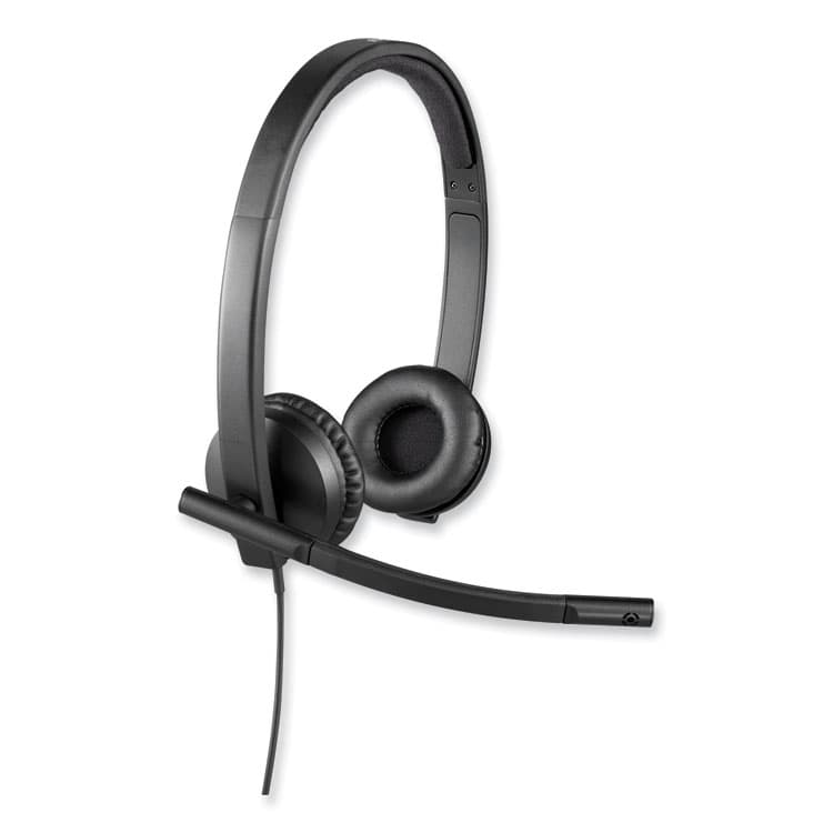 LOGITECH, . H570e Binaural Over The Head Wired Headset, Black (LOG981000574) thumbnail 3