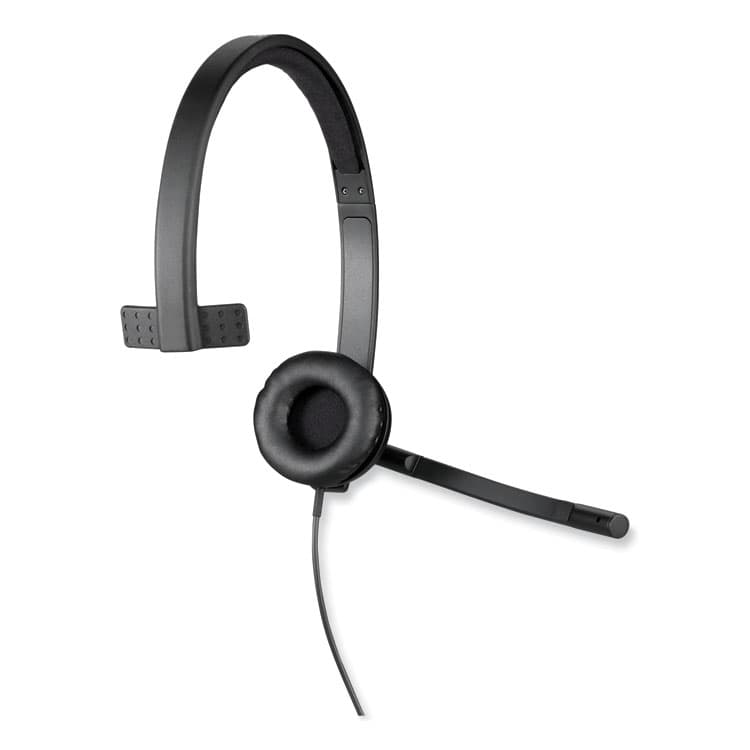 LOGITECH, . H570e Monaural Over The Head Wired Headset, Black (LOG981000570) thumbnail 2
