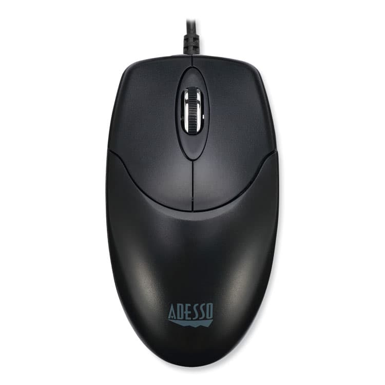 ADESSO iMouse Desktop Full Sized Mouse, USB, Left/Right Hand Use, Black (ADEIMOUSEM6TAA)