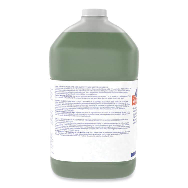 DIVERSEY Suma Gloss K8, Citrus Scent, 1 gal Bottle, 4/Carton (DVO101102444) thumbnail 3