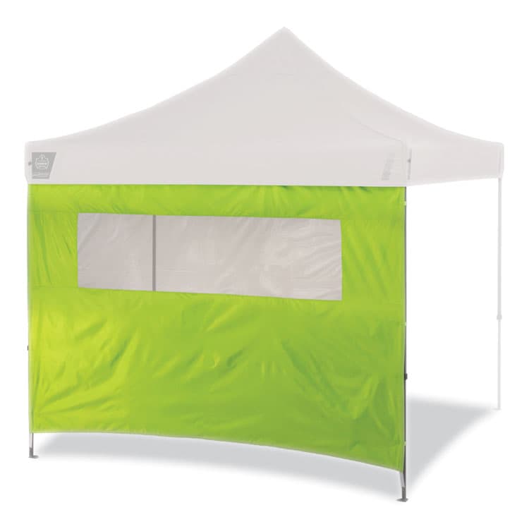 ERGODYNE CORPORATION Shax 6092 Pop-Up Tent Sidewall with Mesh Window, Single Skin, 10 ft x 10 ft, Polyester, Lime (EGO12989)