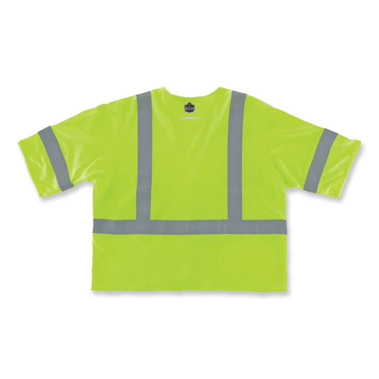 ERGODYNE CORPORATION GloWear 8356FRHL Class 3 FR Hook and Loop Safety Vest with Sleeves, Modacrylic, Small/Medium, Lime (EGO22213) thumbnail 3