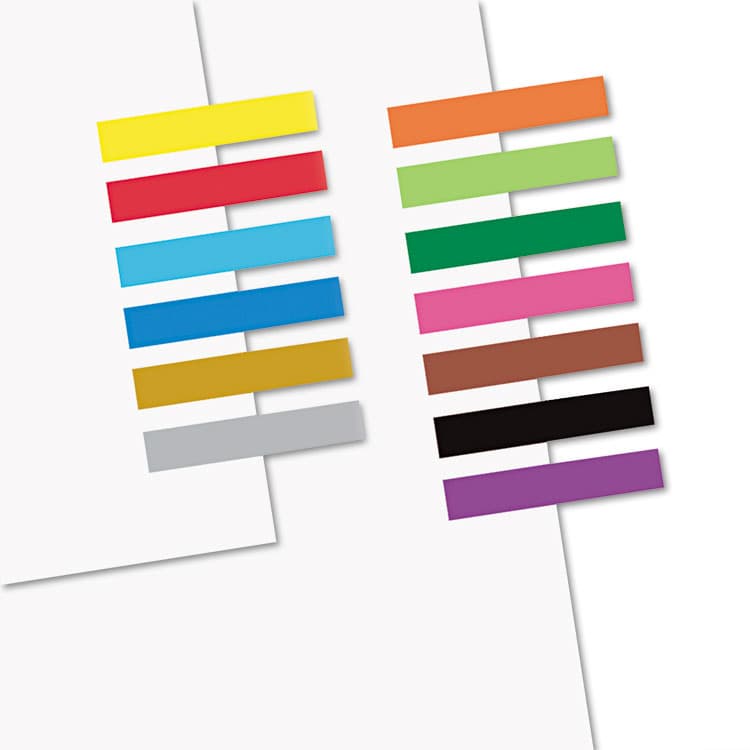 REDI-TAG CORPORATION Removable/Reusable Page Flags, 13 Assorted Colors, 240 Flags/Pack (RTG20202) thumbnail 2