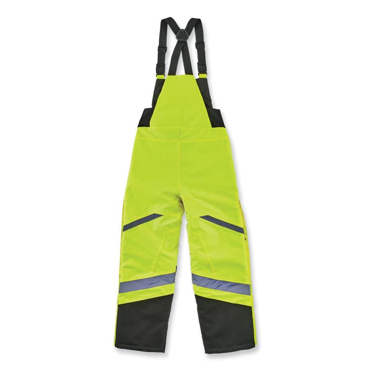 ERGODYNE CORPORATION GloWear 8928 Class E Hi-Vis Insulated Bibs, 2X-Large, Lime (EGO25526) thumbnail 2