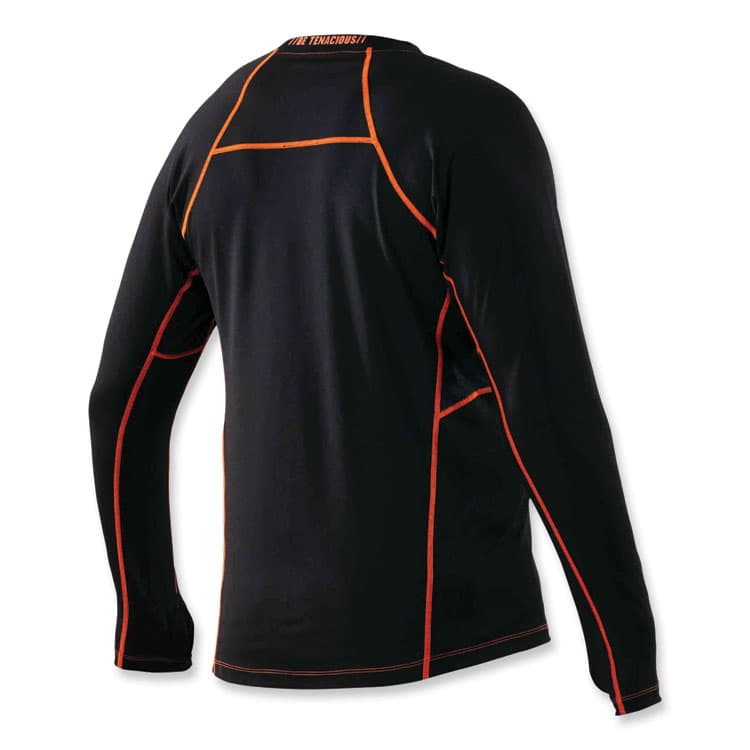 ERGODYNE CORPORATION N-Ferno 6435 Midweight Long Sleeve Base Layer Shirt, Medium, Black (EGO40203) thumbnail 2