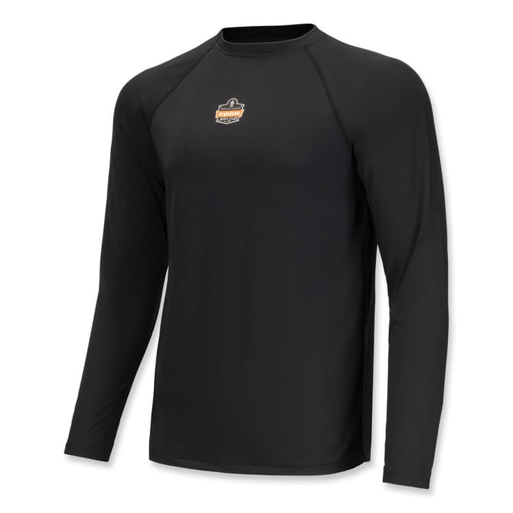 ERGODYNE CORPORATION N-Ferno 6436 Long Sleeve Lightweight Base Layer Shirt, Medium, Black (EGO40233)