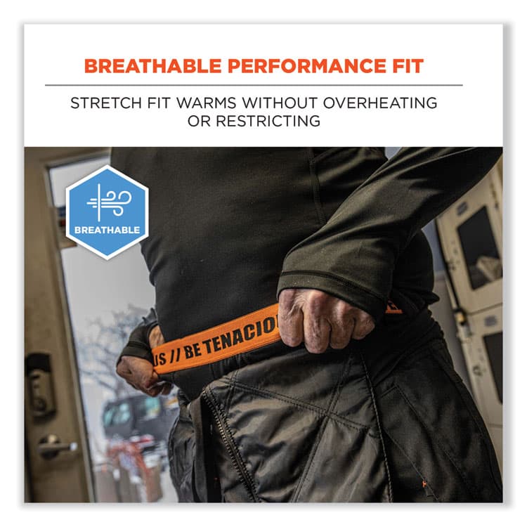 ERGODYNE CORPORATION N-Ferno 6480 Midweight Base Layer Pants - 240 g, Medium, Black (EGO40803) thumbnail 3