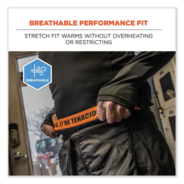 ERGODYNE CORPORATION N-Ferno 6480 Midweight Base Layer Pants - 240 g, 2X-Large, Black (EGO40806) thumbnail 3