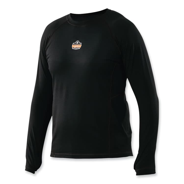 ERGODYNE CORPORATION N-Ferno 6435 Midweight Long Sleeve Base Layer Shirt, 3X-Large, Black (EGO40207)
