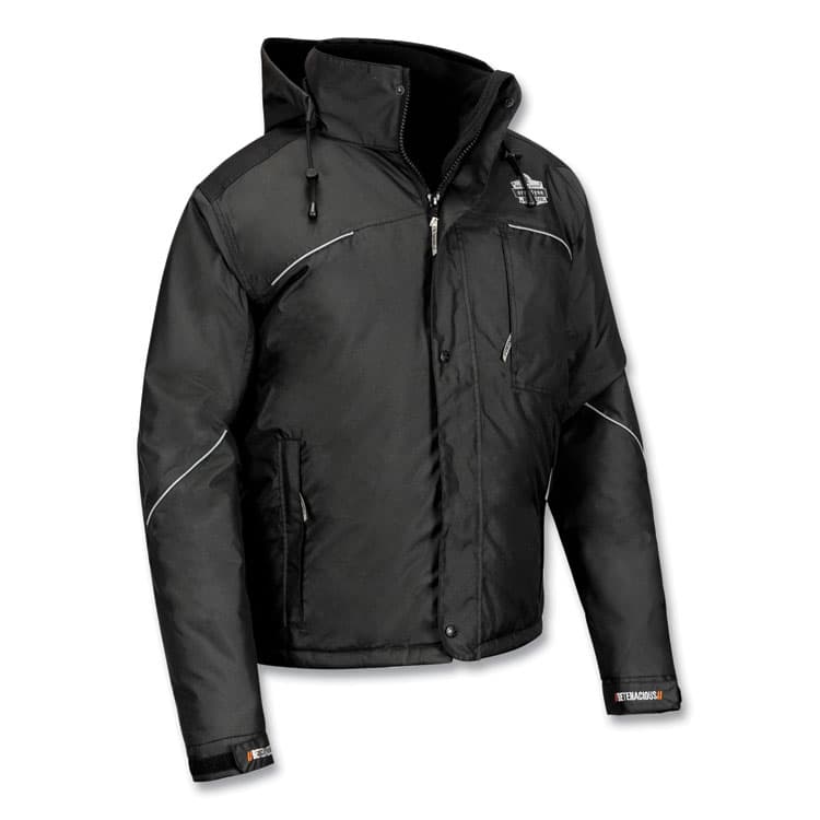 ERGODYNE CORPORATION N-Ferno 6467 Winter Work Jacket with 300D Polyester Shell, X-Large, Black (EGO41125)