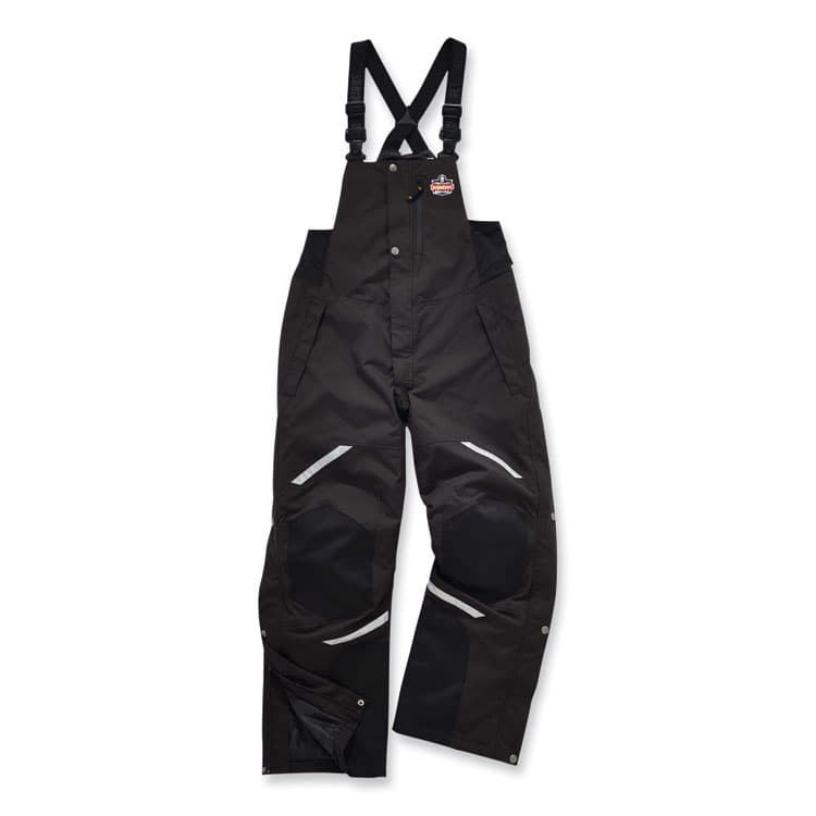 ERGODYNE CORPORATION N-Ferno 6471 Thermal Bibs with 500D Nylon Shell, 3X-Large, Black (EGO41217)