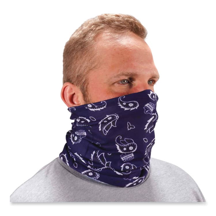 ERGODYNE CORPORATION Chill-Its 6485 Multi-Band, Polyester, One Size Fits Most, Navy Western (EGO42106) thumbnail 2