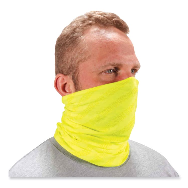 ERGODYNE CORPORATION Chill-Its 6485 Multi-Band, Polyester, One Size Fits Most, Hi-Vis Lime (EGO42108) thumbnail 2