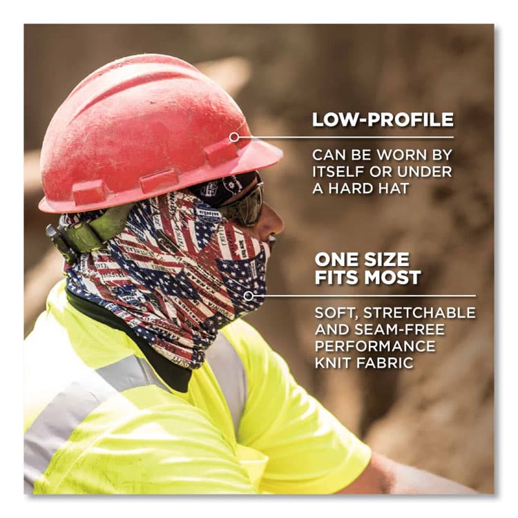 ERGODYNE CORPORATION Chill-Its 6485 Multi-Band, Polyester, One Size Fits Most, Skulls (EGO42112) thumbnail 4