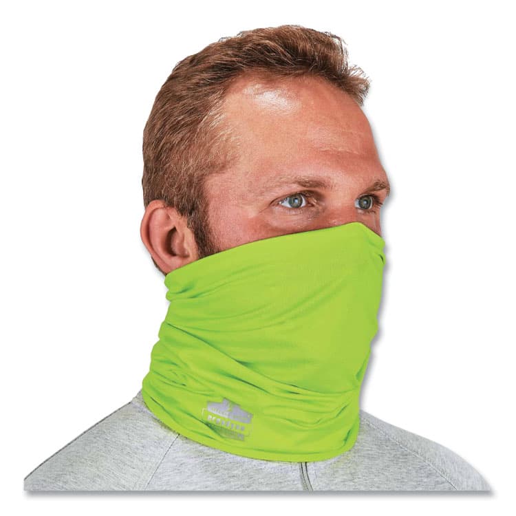 ERGODYNE CORPORATION Chill-Its 6487 Cooling Performance Knit Multi-Band, Polyester/Spandex, One Size Fits Most, Hi-Vis Lime (EGO42127) thumbnail 2