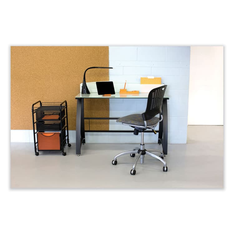 SAFCO PRODUCTS Vamp Lighting, Multi-pivot Neck, 16.75" High, Black (SAF1001BL) thumbnail 2