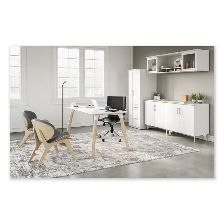 SAFCO PRODUCTS Resi LED Floor Lamp, Gooseneck, 60" Tall, Black (SAF1017BL) thumbnail 4