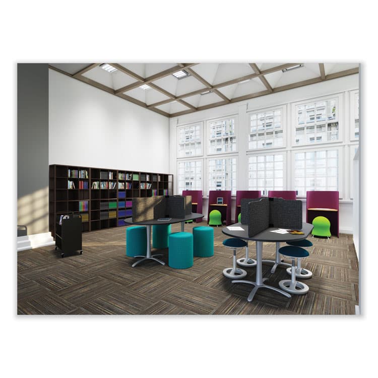 SAFCO PRODUCTS Roam Touchdown Workstation, 33" x 30" x 51.5", Beech/Tan (SAF1958TN) thumbnail 3