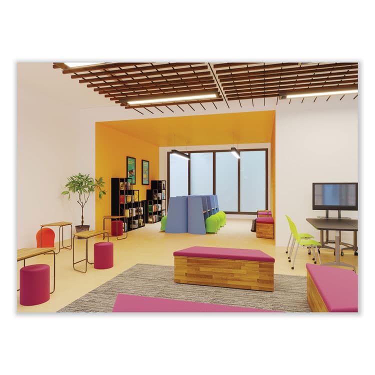 SAFCO PRODUCTS Roam Touchdown Workstation, 33" x 30" x 51.5", Beech/Tan (SAF1958TN) thumbnail 4