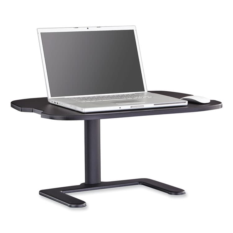 SAFCO PRODUCTS Stance Height-Adjustable Laptop Stand, 26.9 x 18 x 1.25 to 15.75, Black, Supports 15 lbs (SAF2180BL) thumbnail 4