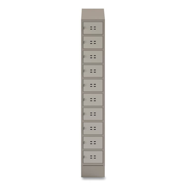 SAFCO PRODUCTS Single Continuous Metal Locker Base Addition, 11.7w x 16d x 5.75h, Tan (SAF5519TN) thumbnail 2
