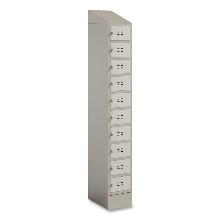 SAFCO PRODUCTS Single Continuous Metal Locker Base Addition, 11.7w x 16d x 5.75h, Tan (SAF5519TN) thumbnail 3
