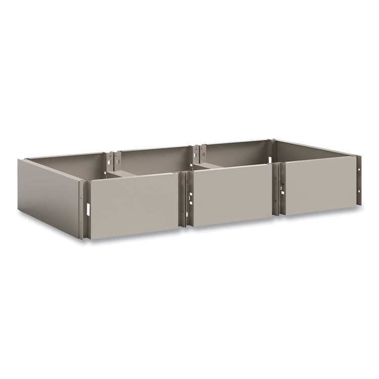 SAFCO PRODUCTS Triple Continuous Metal Locker Base Addition, 35w x 16d x 5.75h, Tan (SAF5520TN)