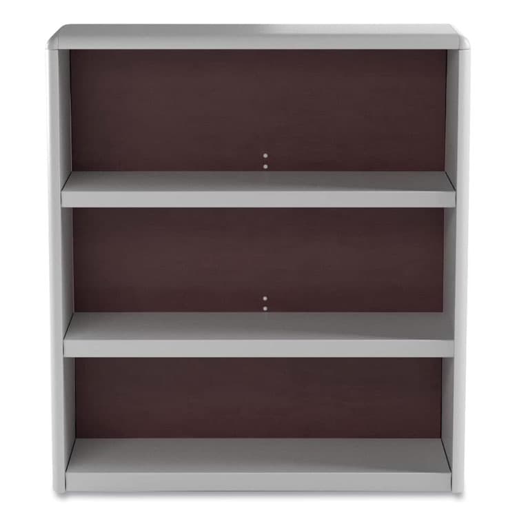 SAFCO PRODUCTS ValueMate Economy Bookcase, Three-Shelf, 31.75w x 13.5d x 41h, Gray (SAF7171GR) thumbnail 2