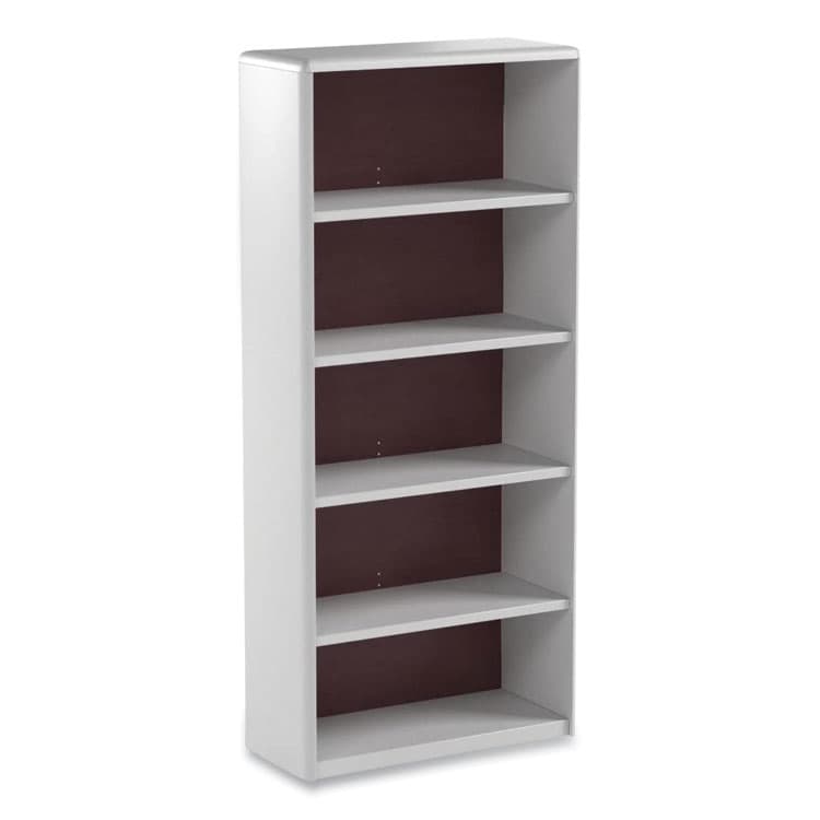SAFCO PRODUCTS ValueMate Economy Bookcase, Five-Shelf, 31.75w x 13.5d x 67h, Gray (SAF7173GR)