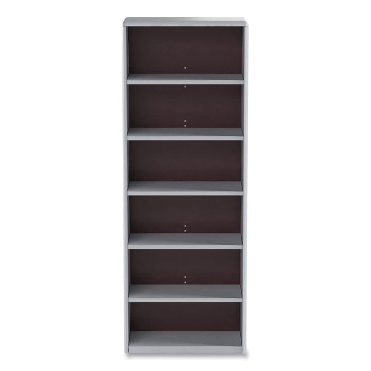 SAFCO PRODUCTS ValueMate Economy Bookcase, Six-Shelf, 31.75w x 13.5d x 80h, Gray (SAF7174GR) thumbnail 2