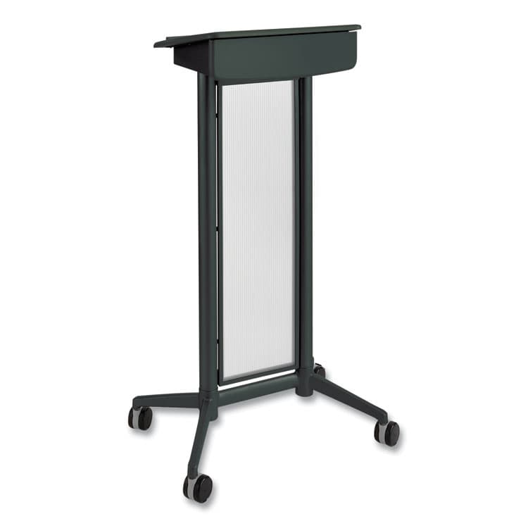 SAFCO PRODUCTS Impromptu Lectern, 26.5 x 18.75 x 46.5, Black (SAF8912BL) thumbnail 2