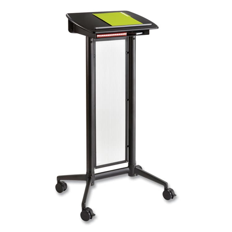 SAFCO PRODUCTS Impromptu Lectern, 26.5 x 18.75 x 46.5, Black (SAF8912BL) thumbnail 3
