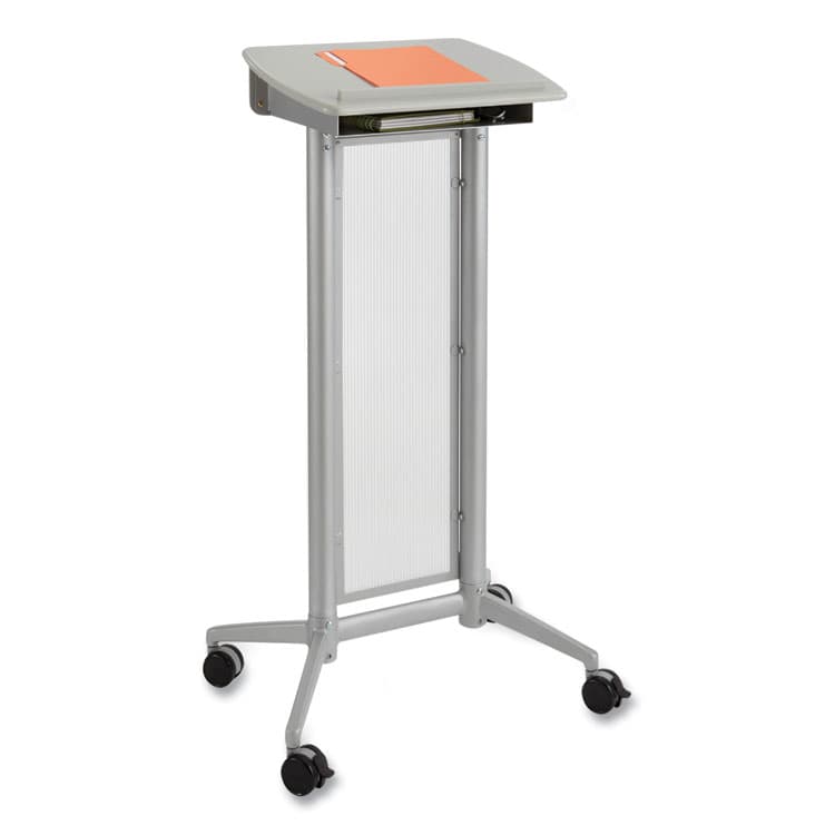 SAFCO PRODUCTS Impromptu Lectern, 26.5 x 18.75 x 46.5, Gray (SAF8912GR) thumbnail 3