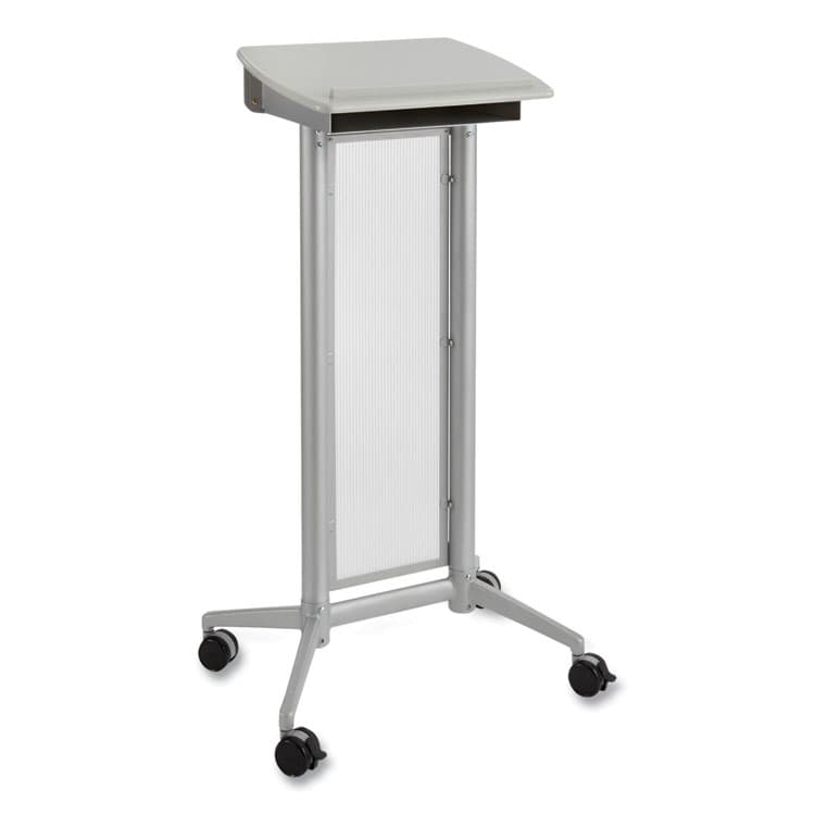 SAFCO PRODUCTS Impromptu Lectern, 26.5 x 18.75 x 46.5, Gray (SAF8912GR)